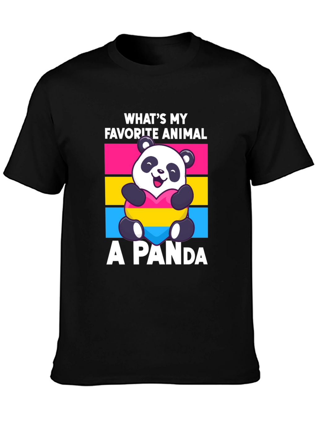 Panda T-Shirt - Whats My Favorite Animal