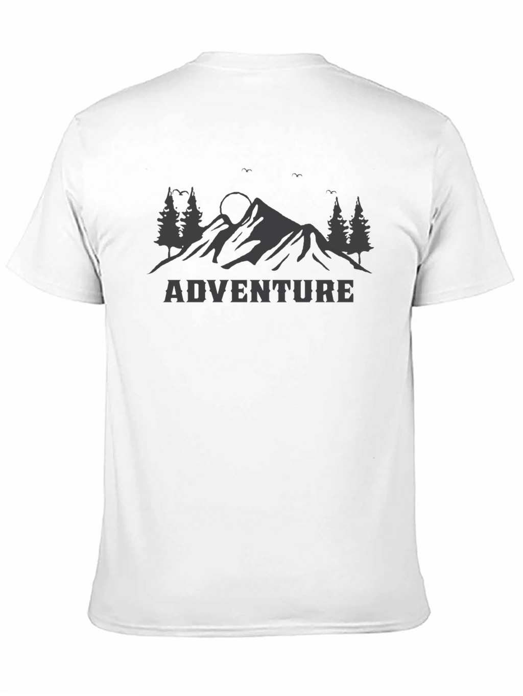 Adventure Mountain Graphic Tee - Black