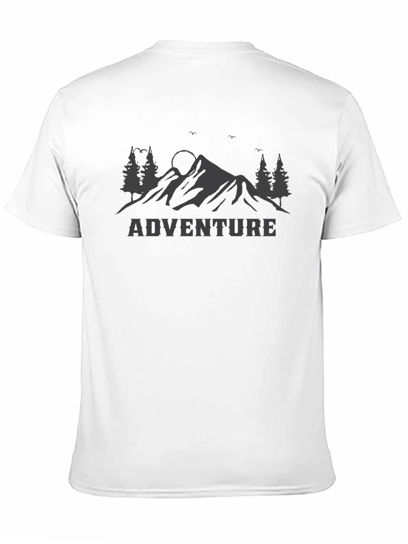 Adventure Mountain Graphic Tee - Black