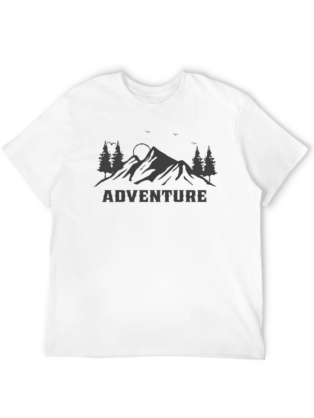Adventure Mountain Graphic Tee - Black