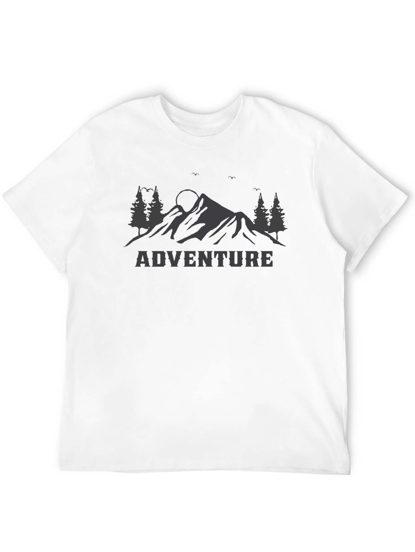 Adventure Mountain Graphic Tee - Black