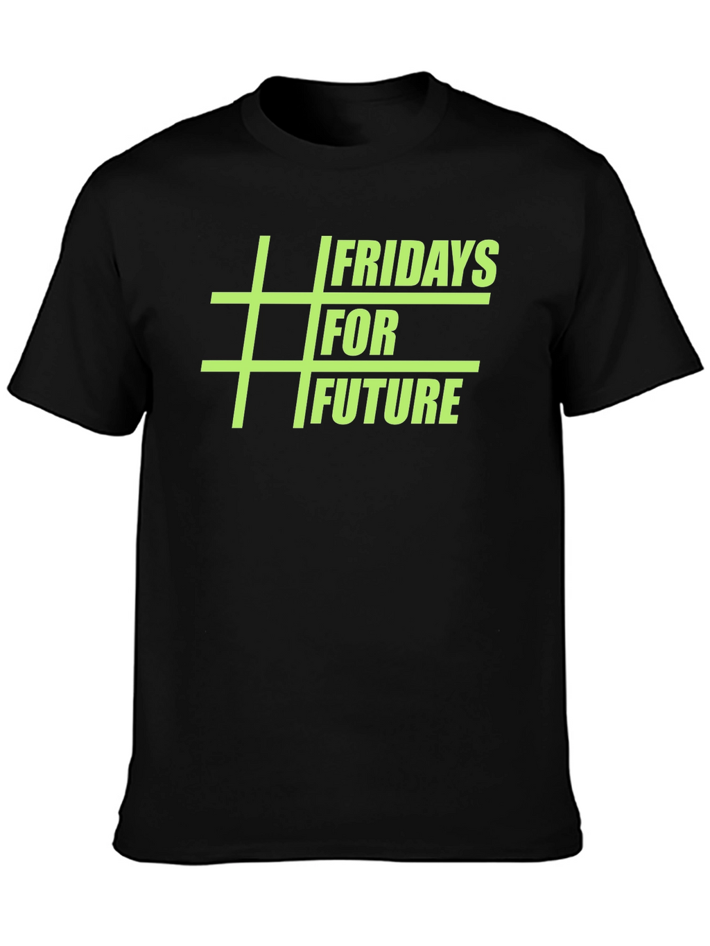 Fridays for Future Black Graphic Tee