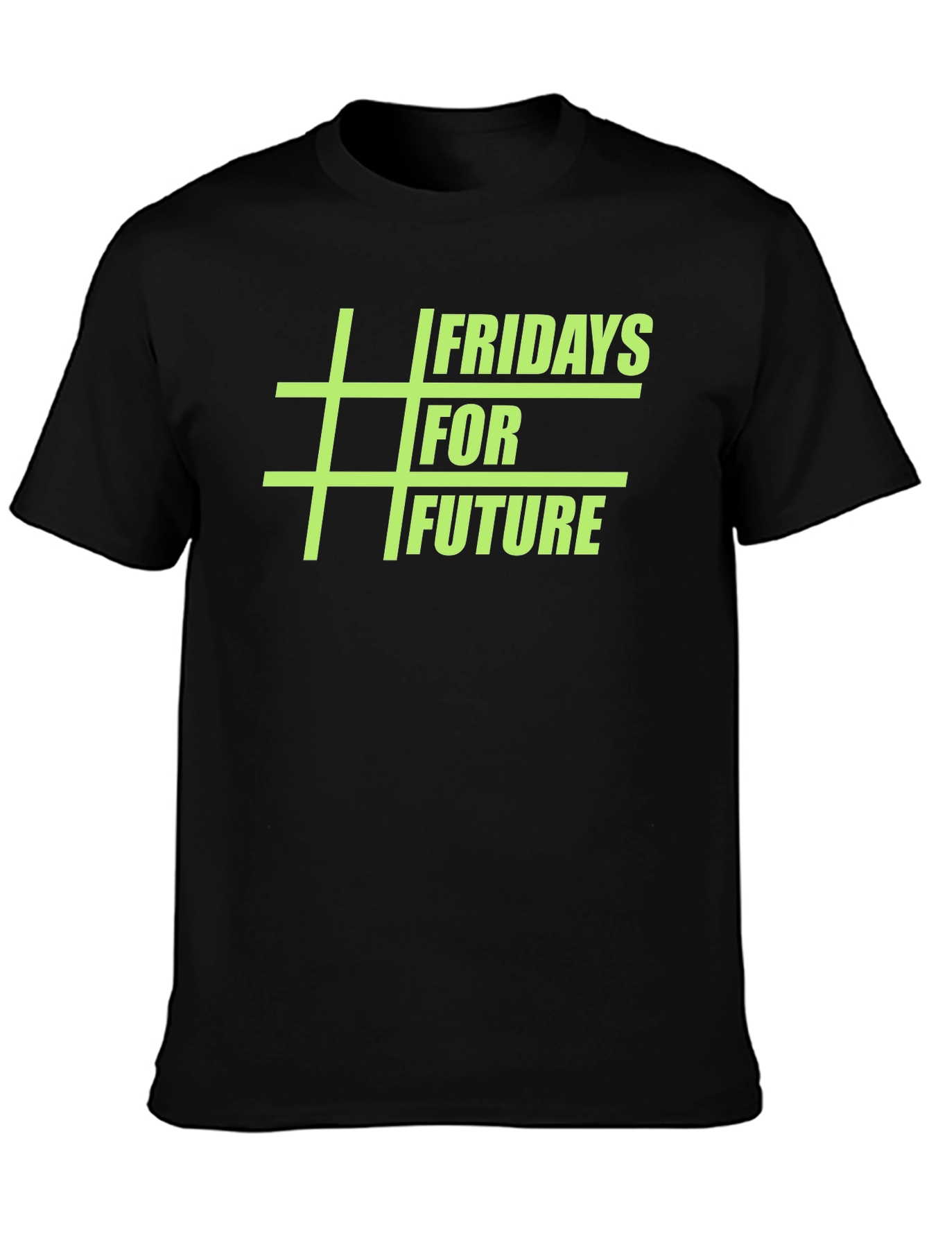 Fridays for Future Black Graphic Tee