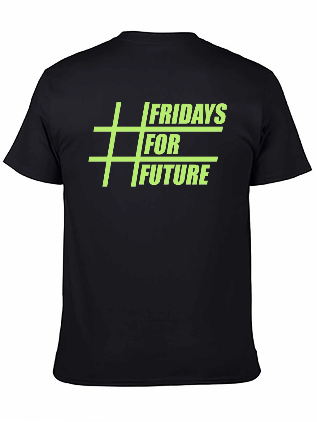 Fridays for Future Black Graphic Tee