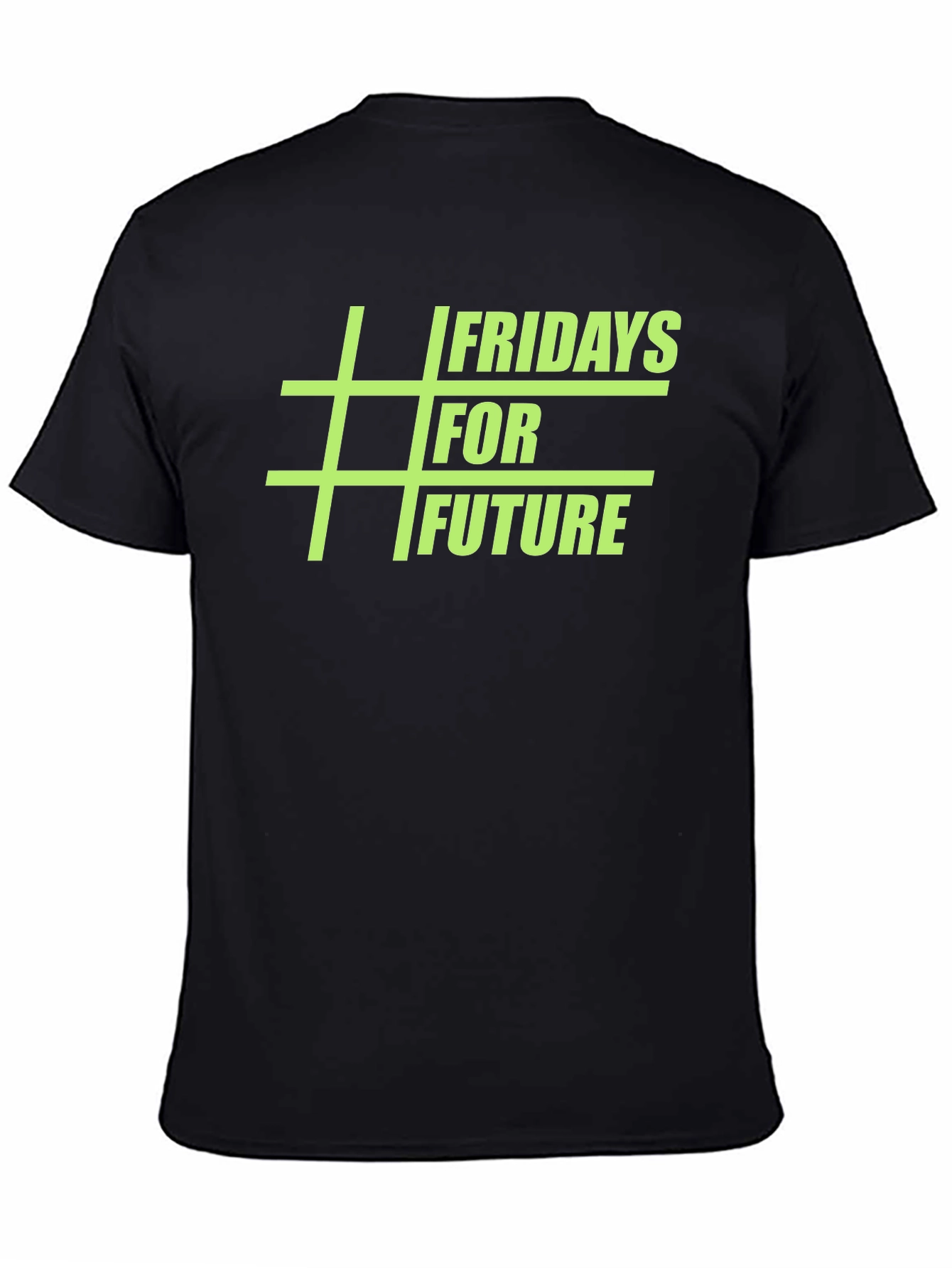 Fridays for Future Black Graphic Tee