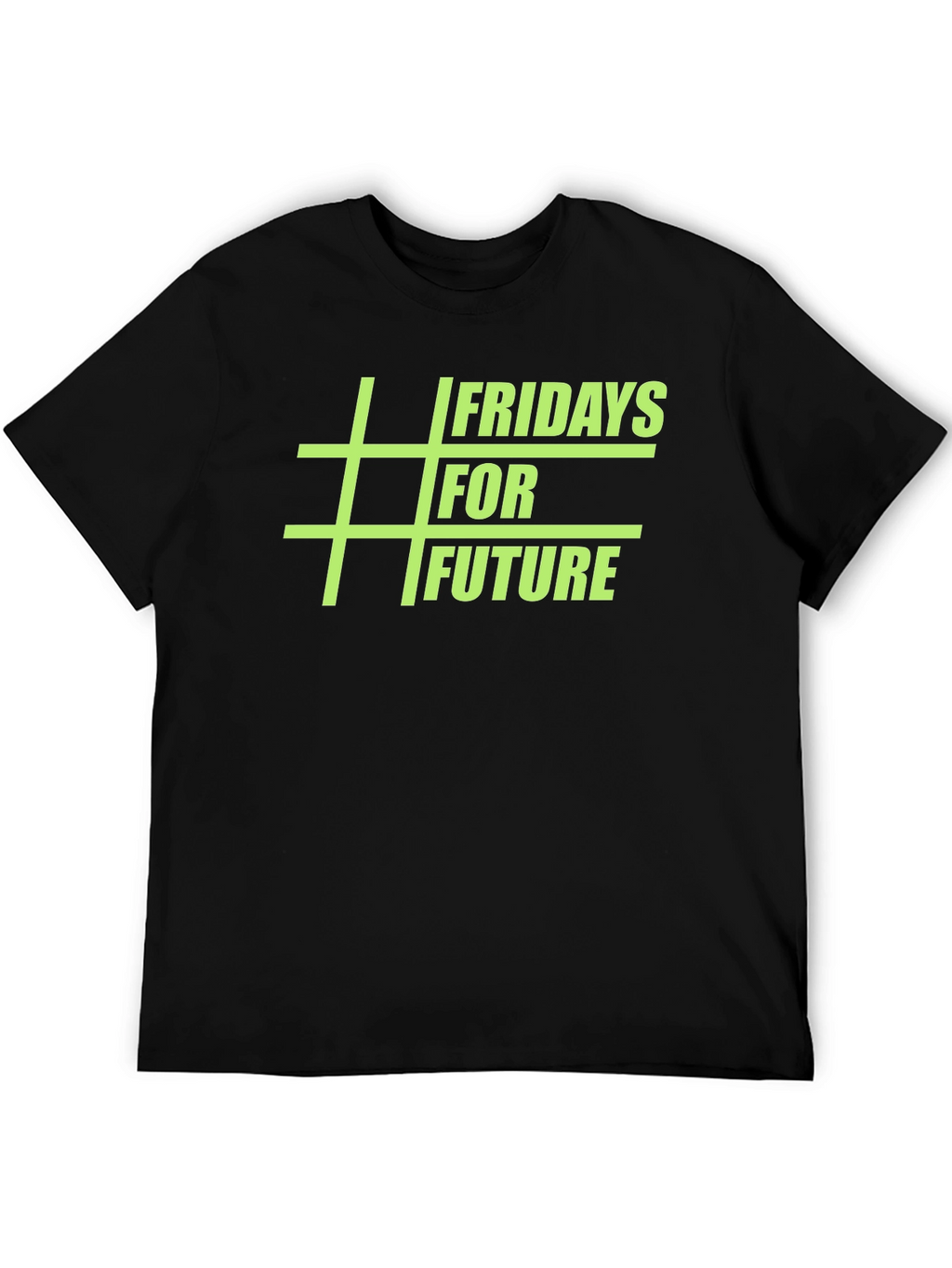 Fridays for Future Black Graphic Tee