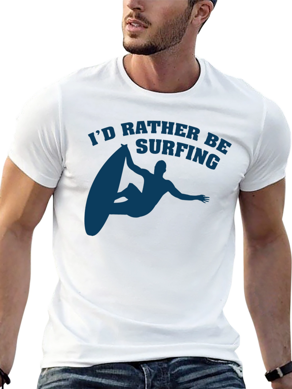 Surfing T-Shirt - Id Rather Be Surfing Tee