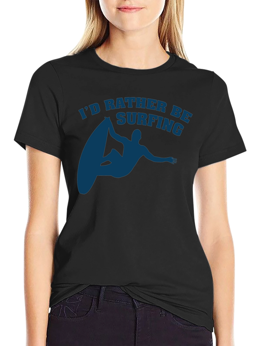 Surfing T-Shirt - Id Rather Be Surfing Tee