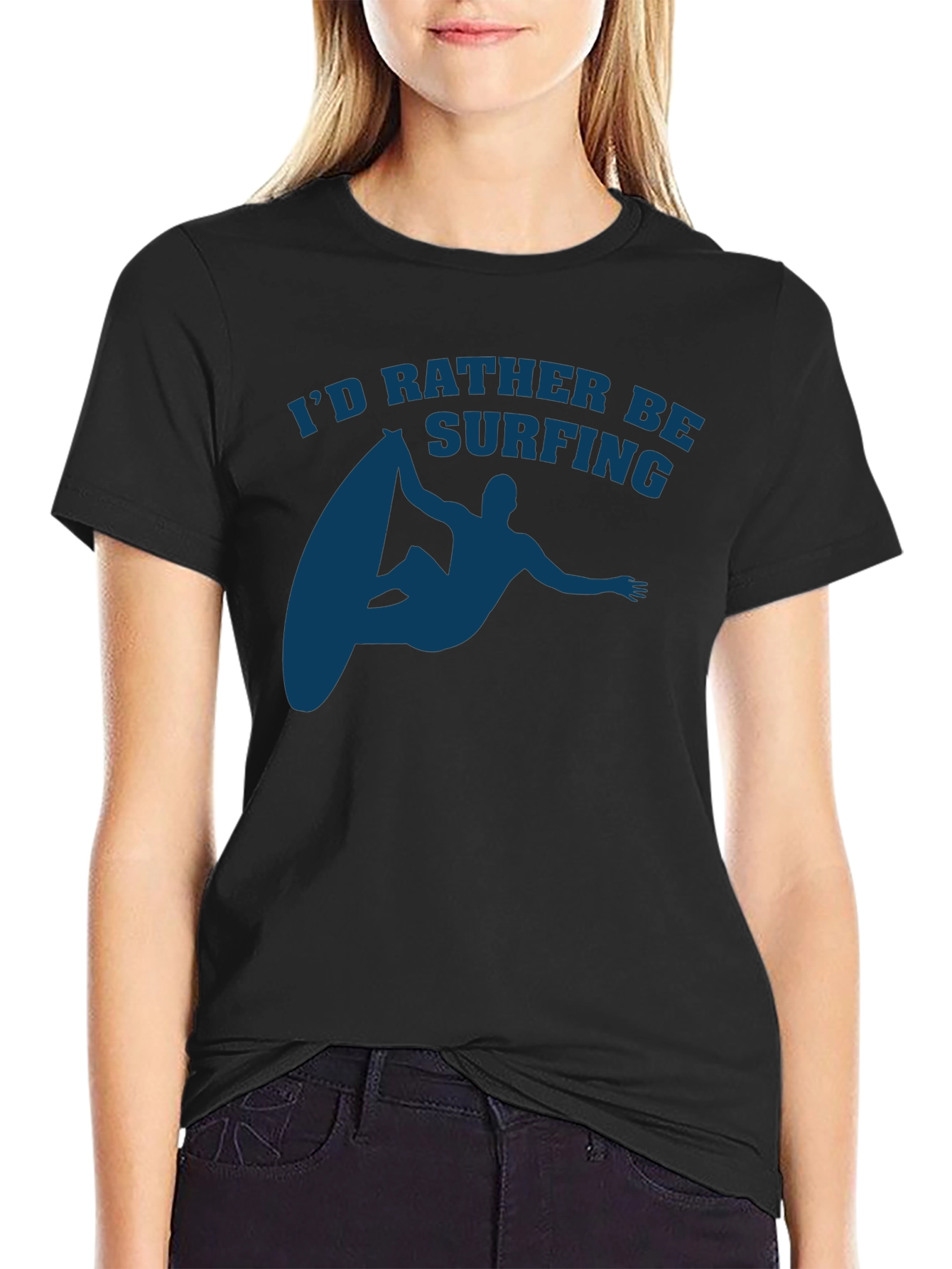 Surfing T-Shirt - Id Rather Be Surfing Tee