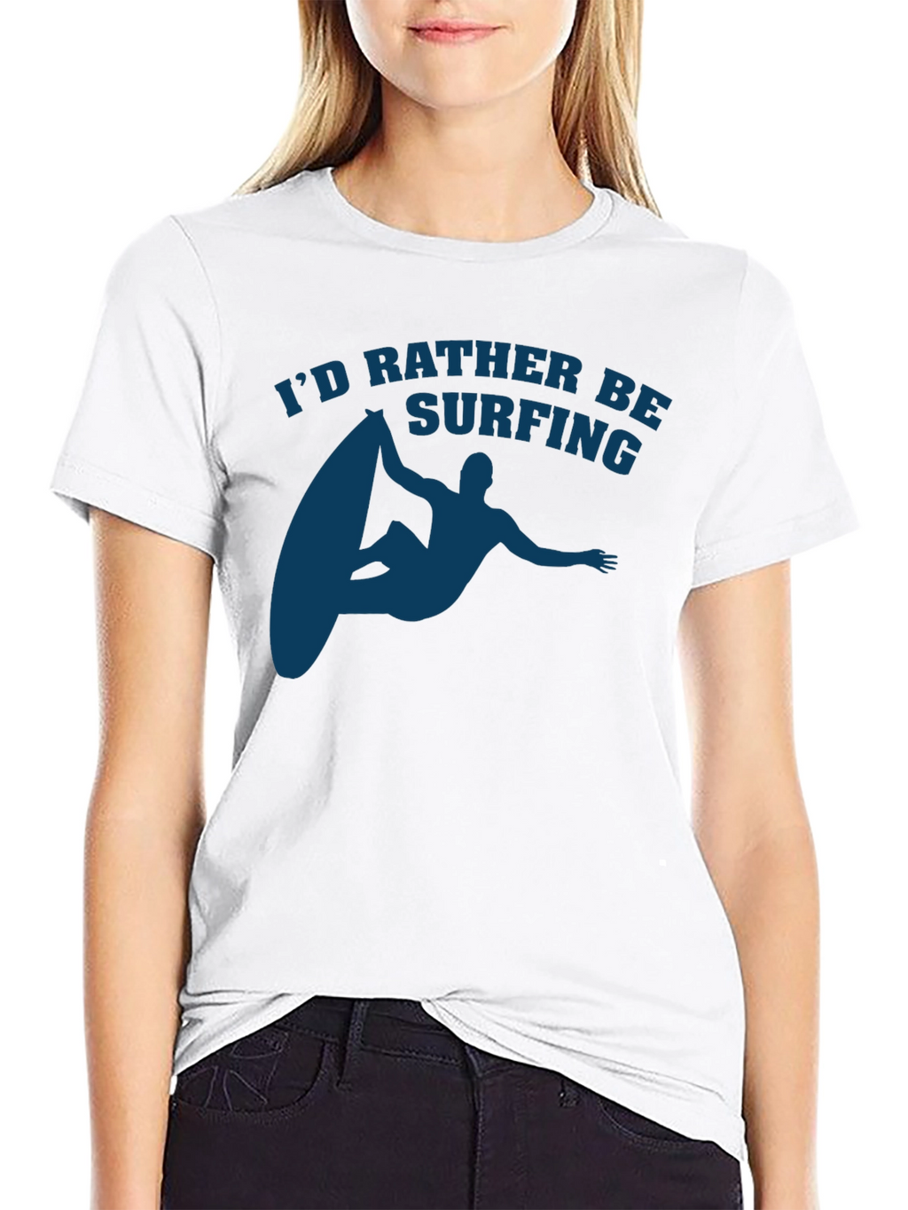 Surfing T-Shirt - Id Rather Be Surfing Tee