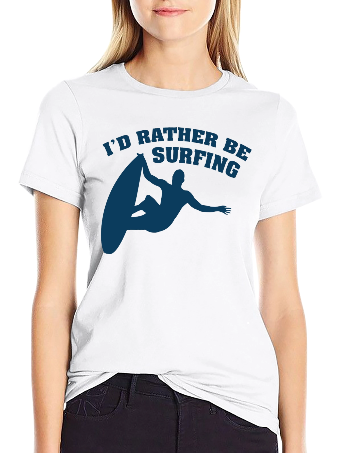 Surfing T-Shirt - Id Rather Be Surfing Tee