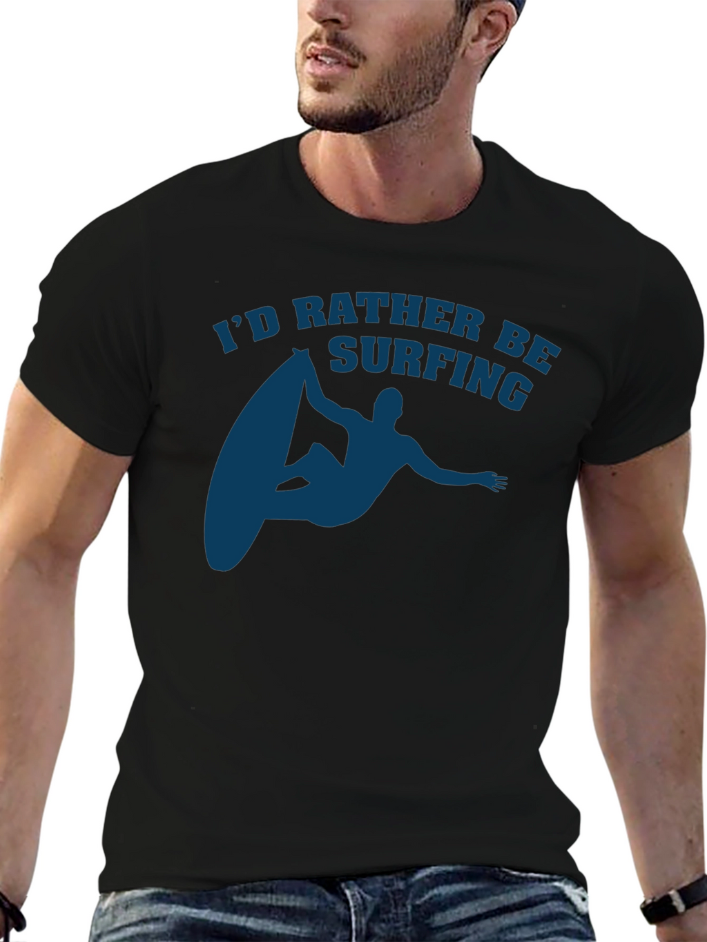 Surfing T-Shirt - Id Rather Be Surfing Tee