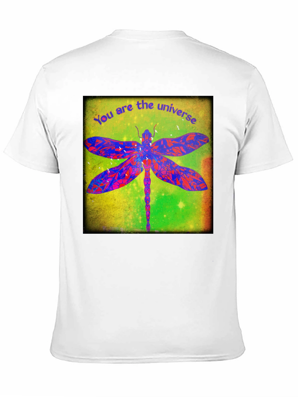 Universe Dragonfly Graphic T-Shirt