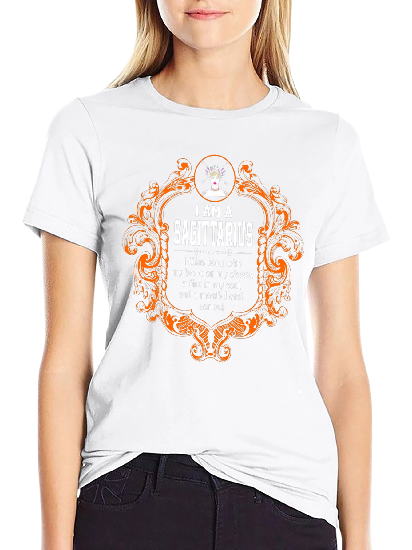 Sagittarius Zodiac T-Shirt - Heart & Soul Design