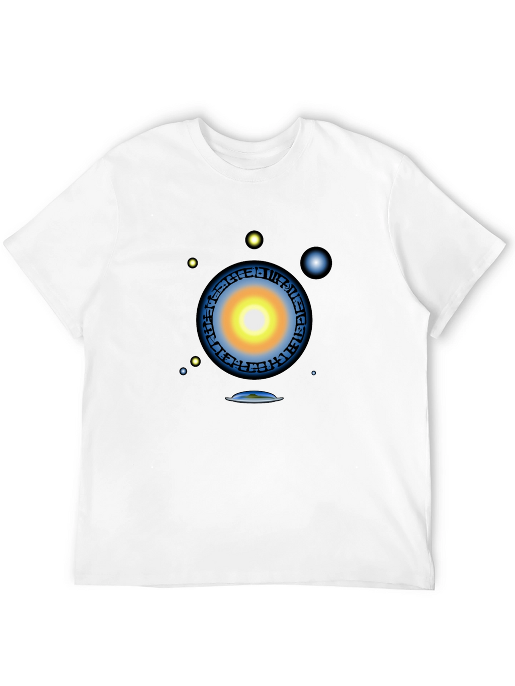 Cosmic Portal Graphic T-Shirt - Black Tee