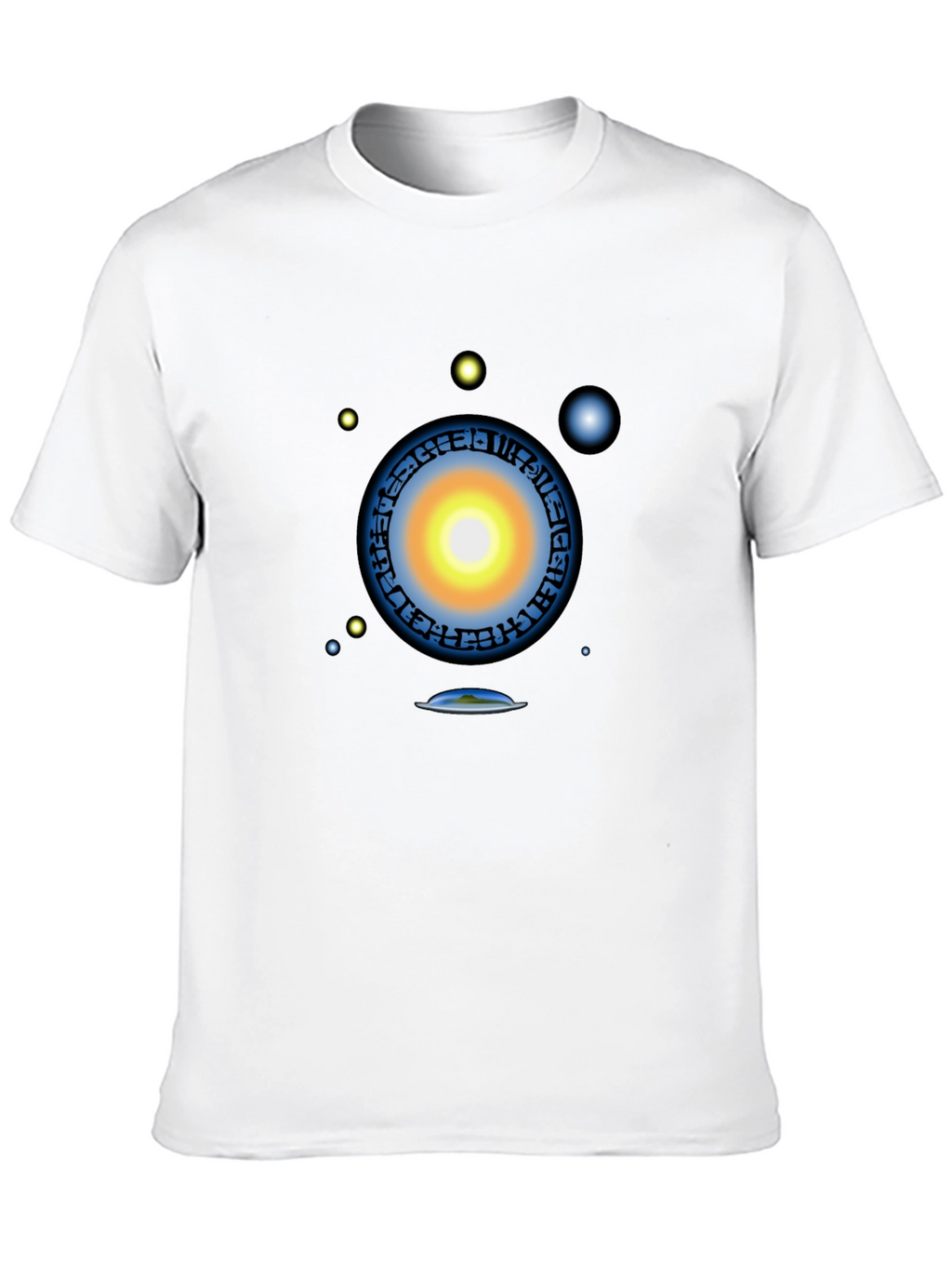 Cosmic Portal Graphic T-Shirt - Black Tee