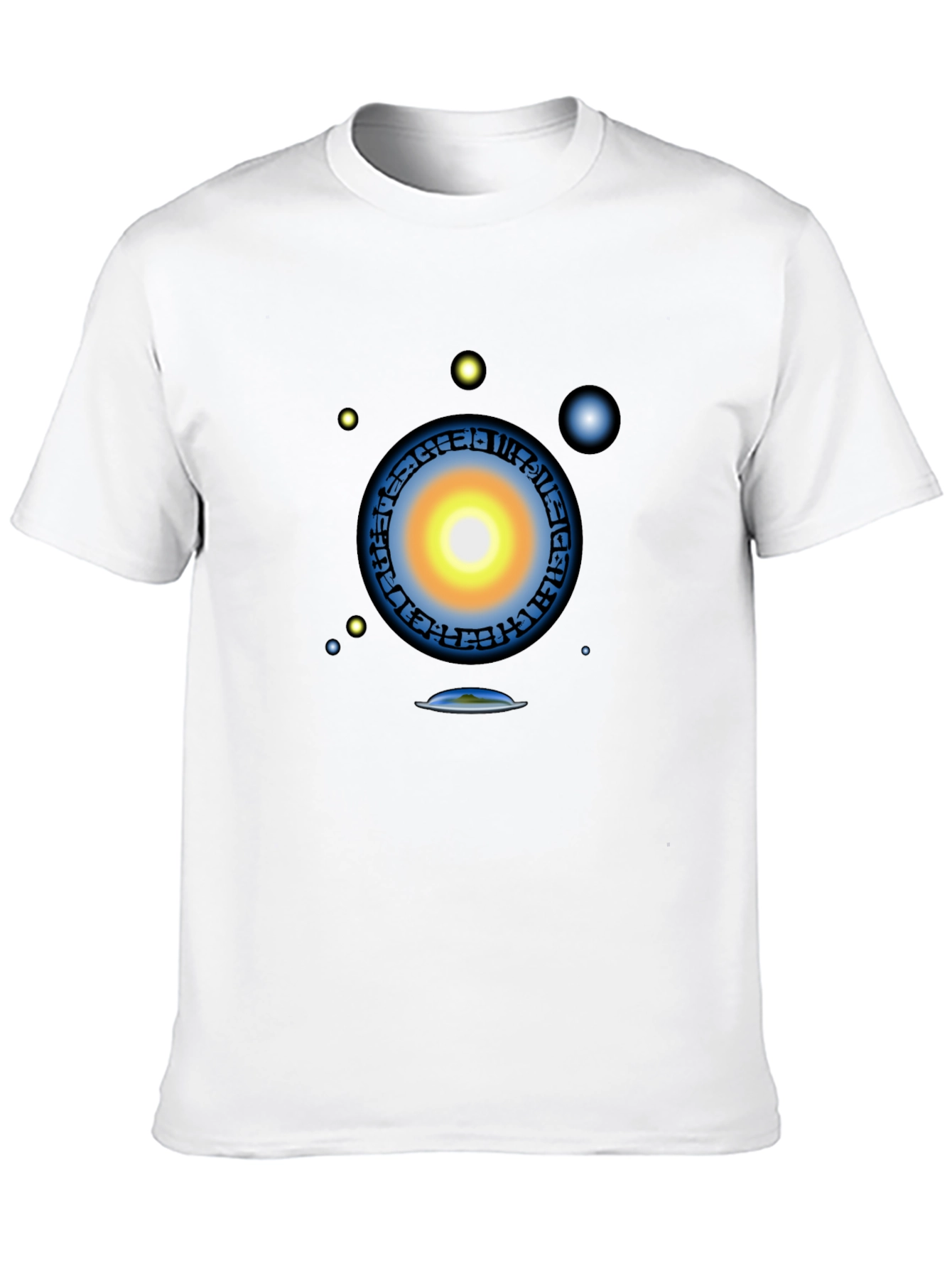Cosmic Portal Graphic T-Shirt - Black Tee