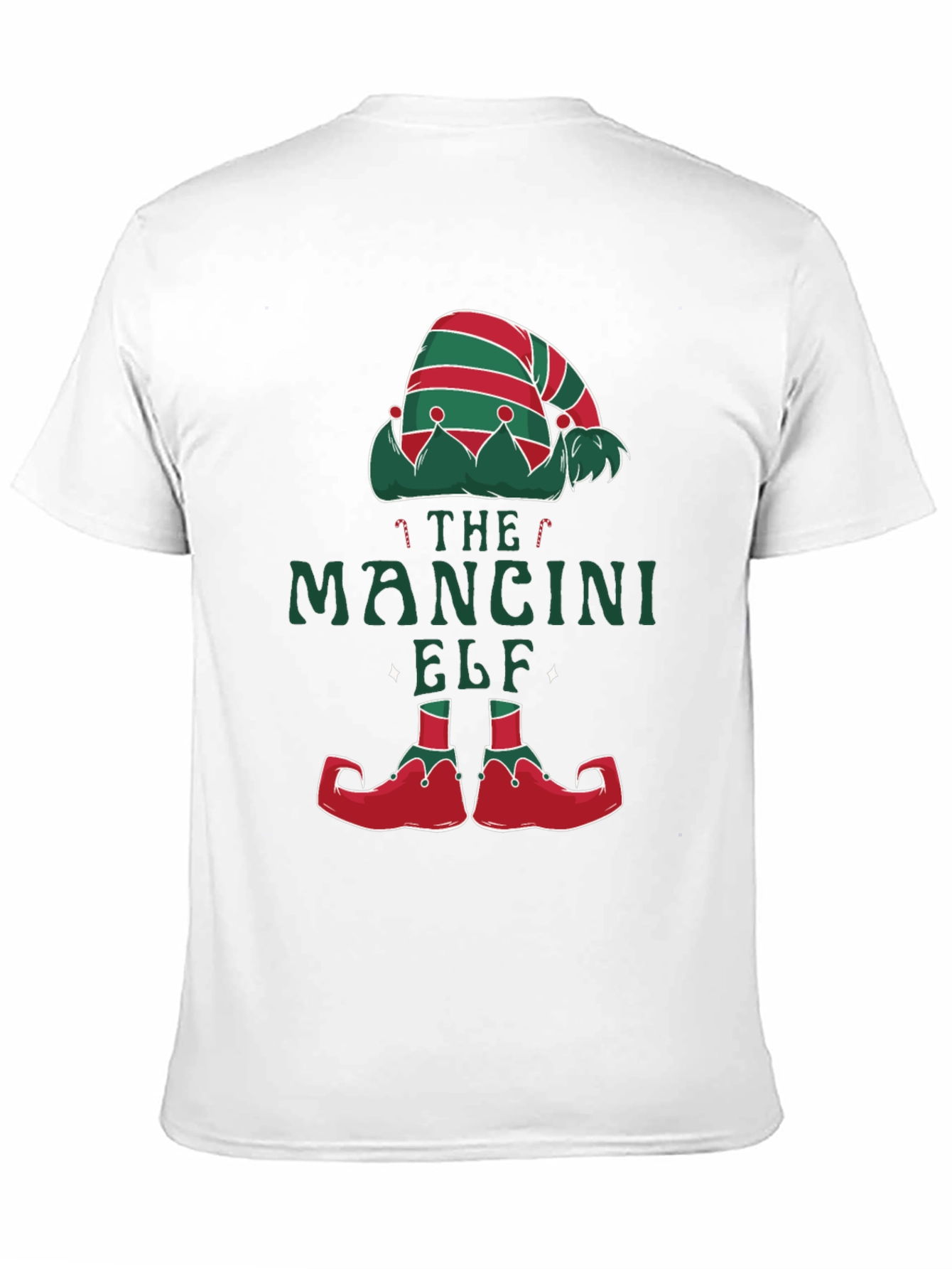 The Mancini Elf Christmas Graphic T-Shirt