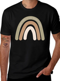 Minimalist Aesthetic Rainbow Tee