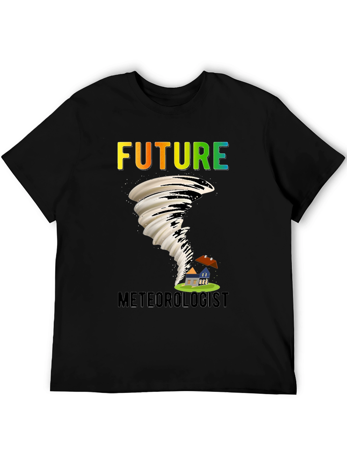 Future Meteorologist Black T-Shirt