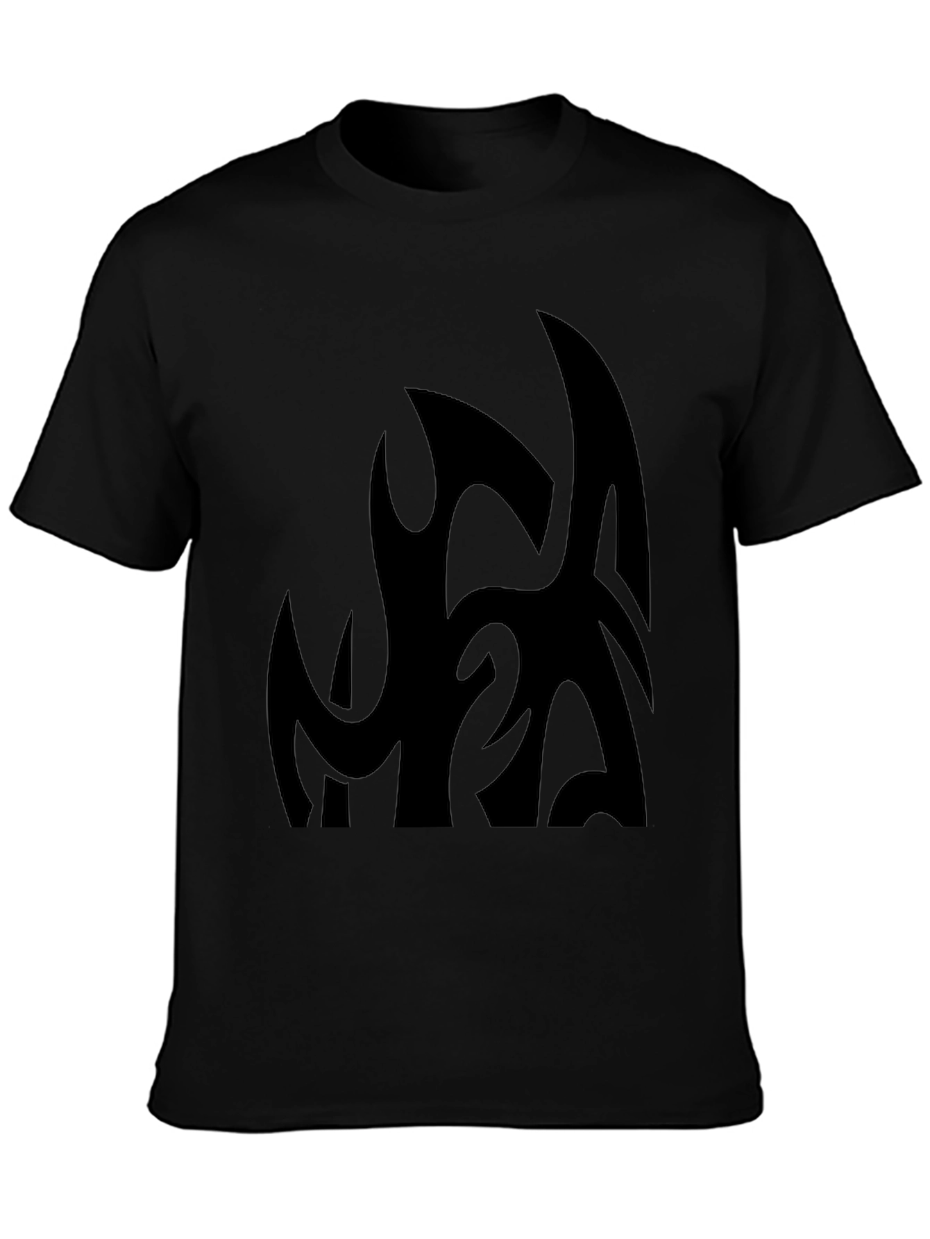 Modern Graphic Black T-Shirt