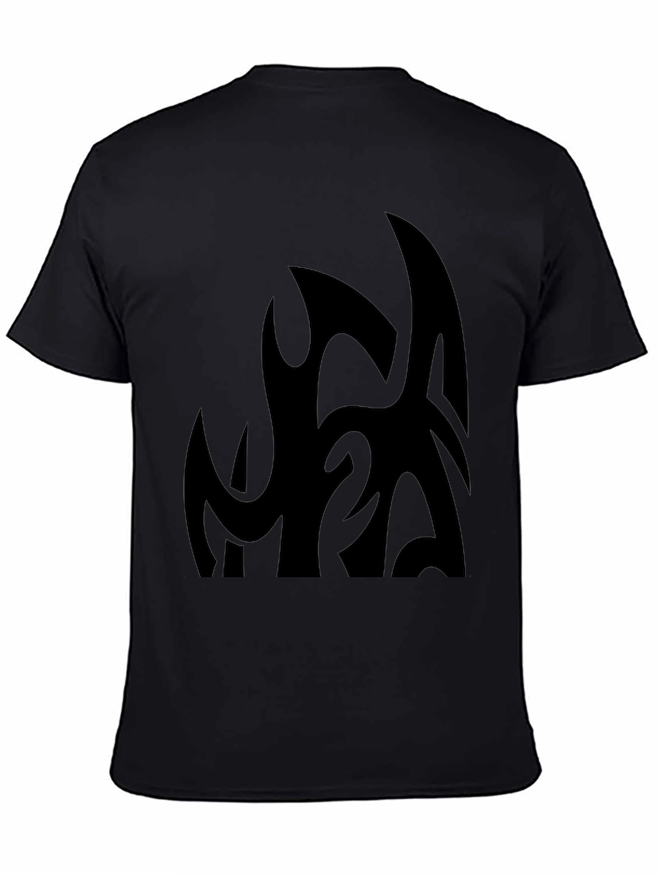 Modern Graphic Black T-Shirt