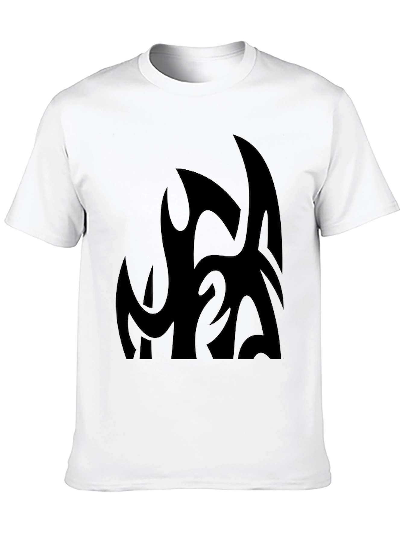 Modern Graphic Black T-Shirt