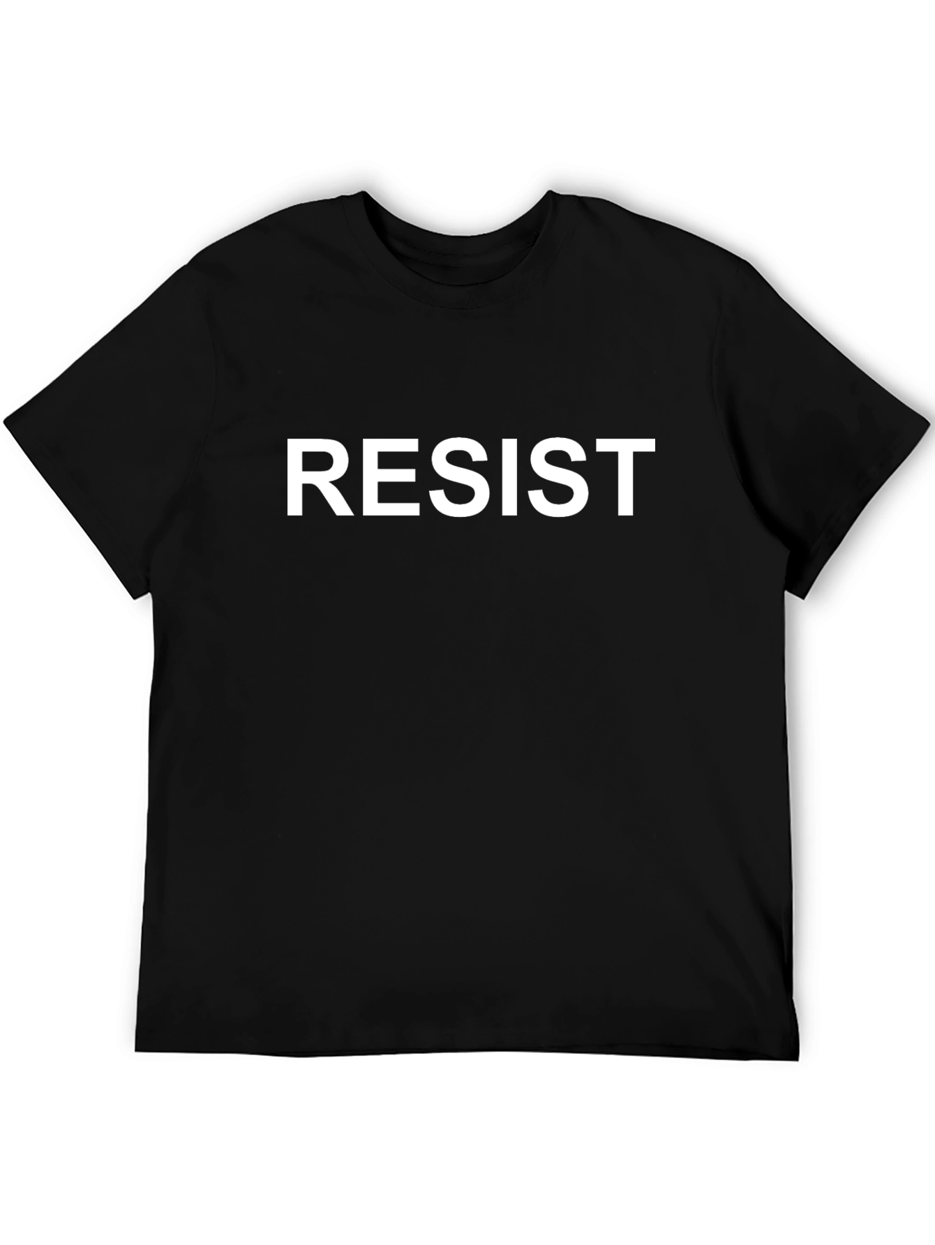 Resist Graphic Tee - Black Cotton Comfort