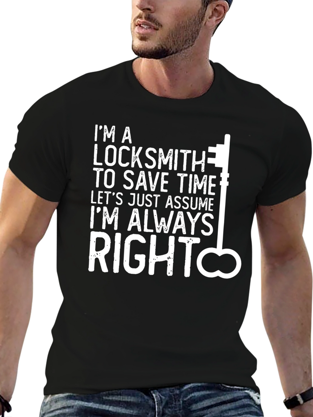 Locksmith Always Right Graphic T-Shirt