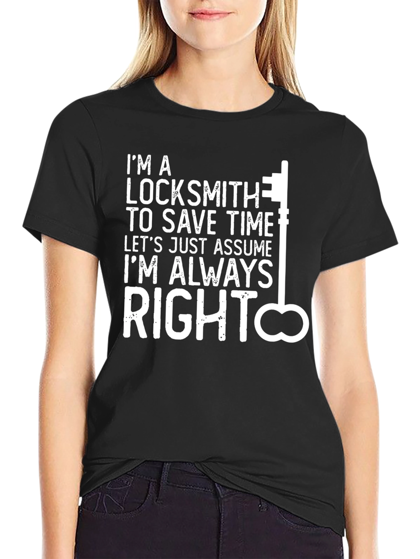 Locksmith Always Right Graphic T-Shirt