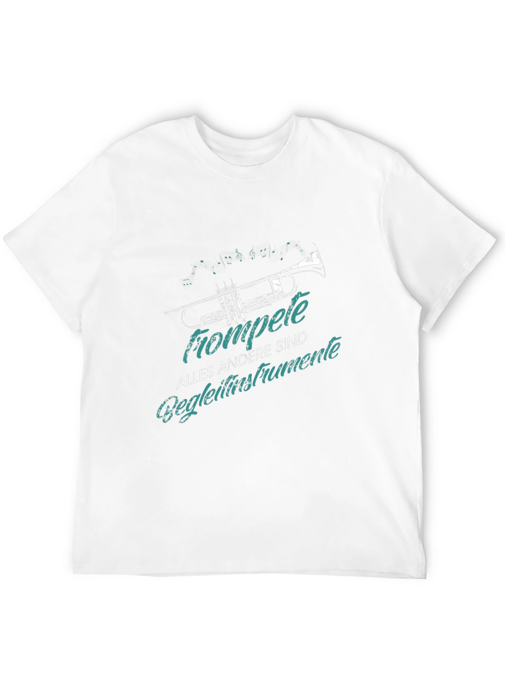 Trumpet Graphic Tee - Music Lover T-Shirt