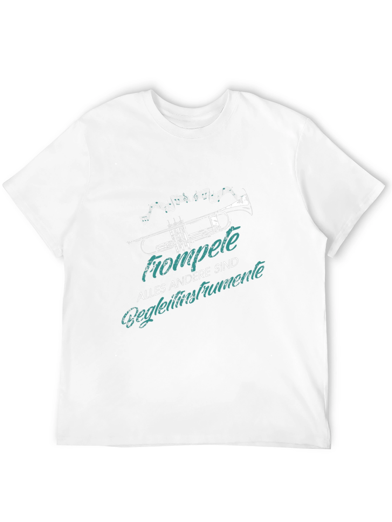 Trumpet Graphic Tee - Music Lover T-Shirt
