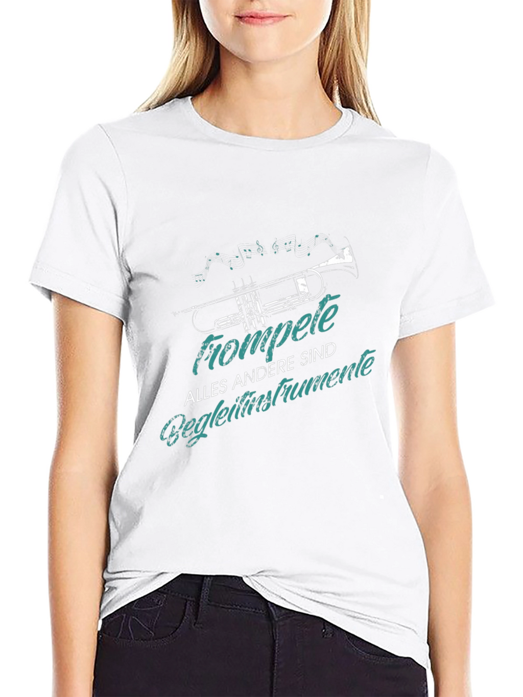 Trumpet Graphic Tee - Music Lover T-Shirt