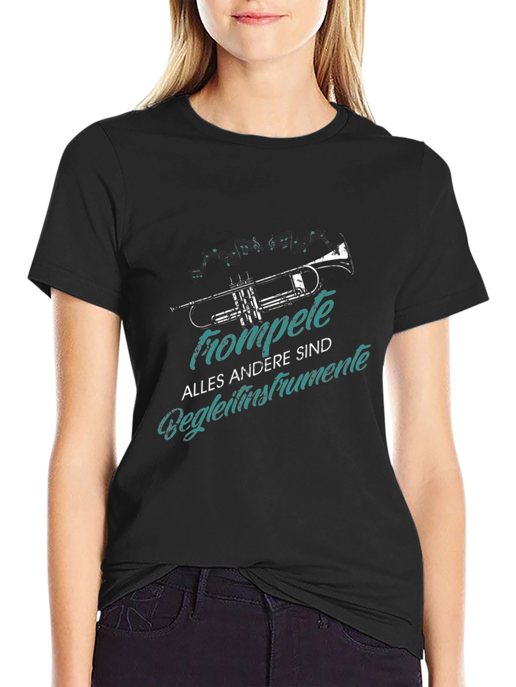 Trumpet Graphic Tee - Music Lover T-Shirt