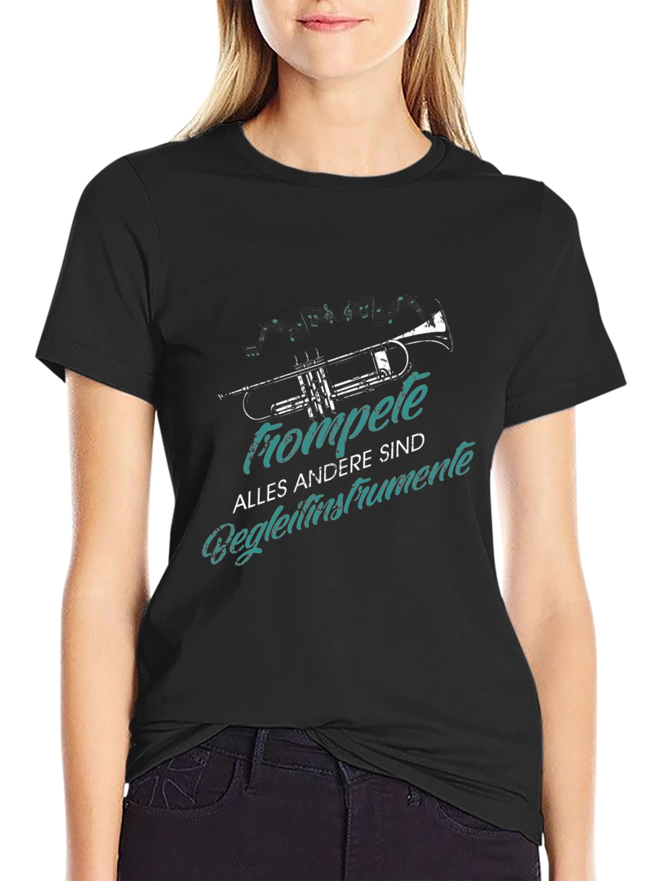 Trumpet Graphic Tee - Music Lover T-Shirt