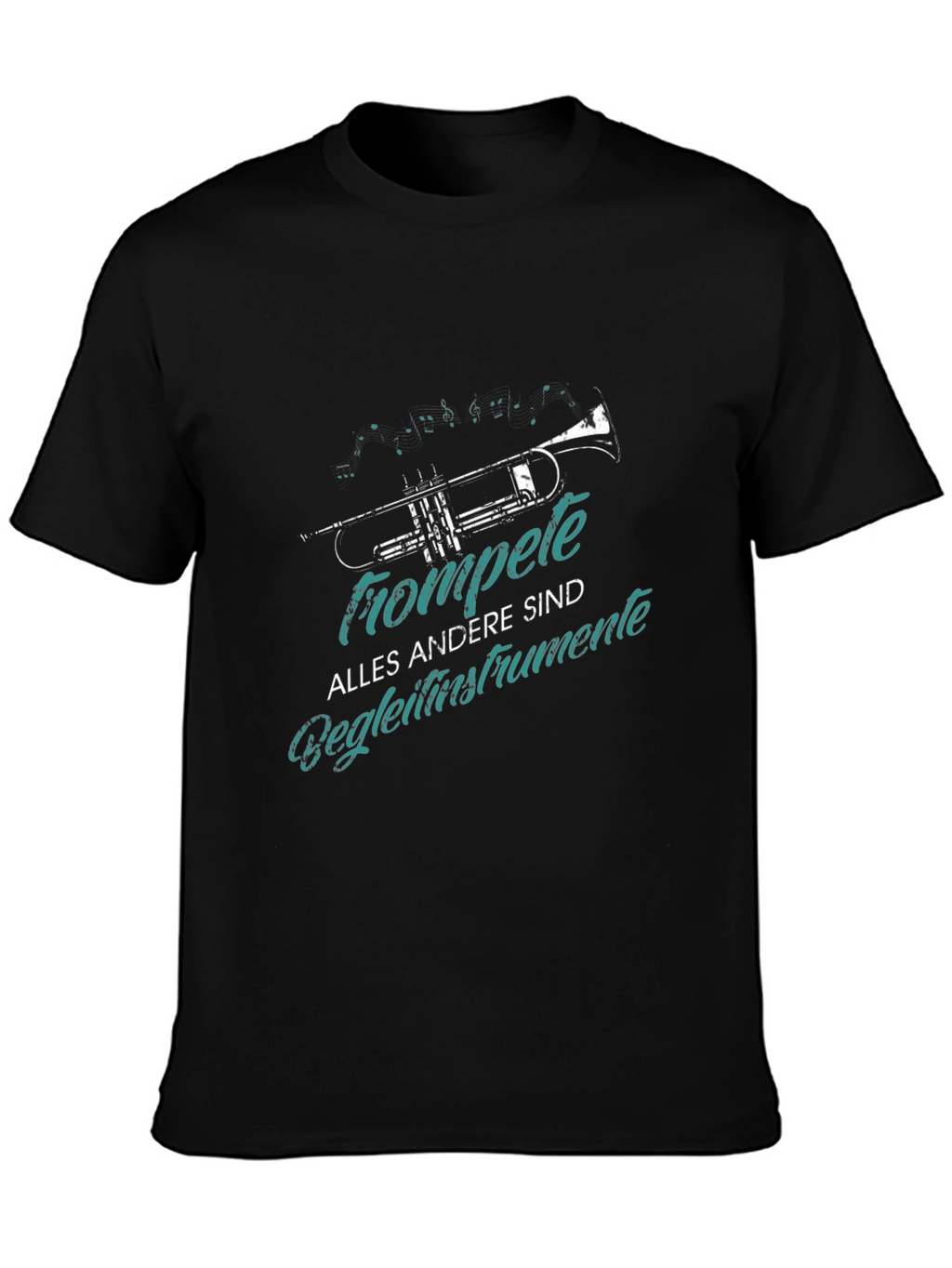 Trumpet Graphic Tee - Music Lover T-Shirt