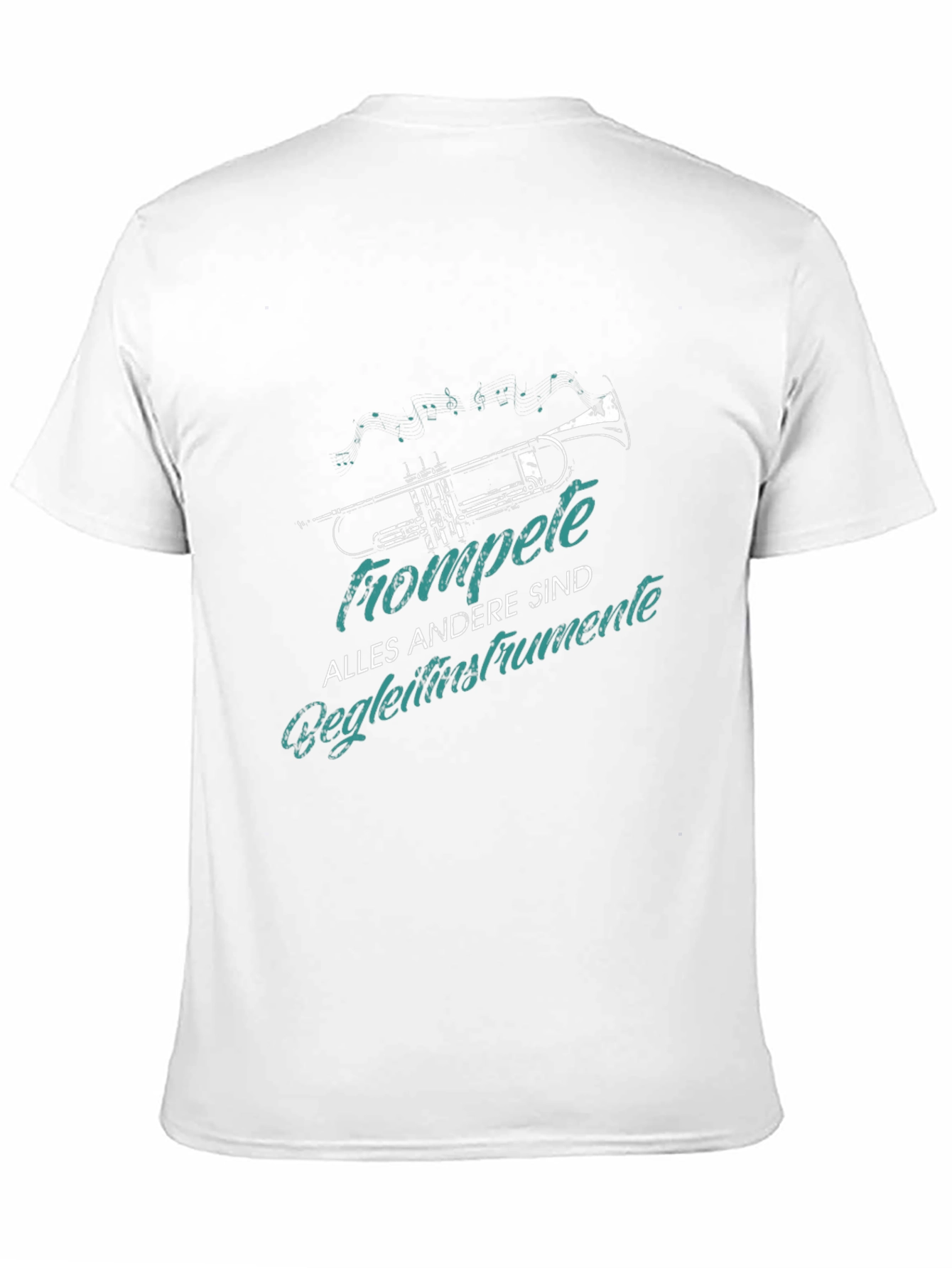Trumpet Graphic Tee - Music Lover T-Shirt