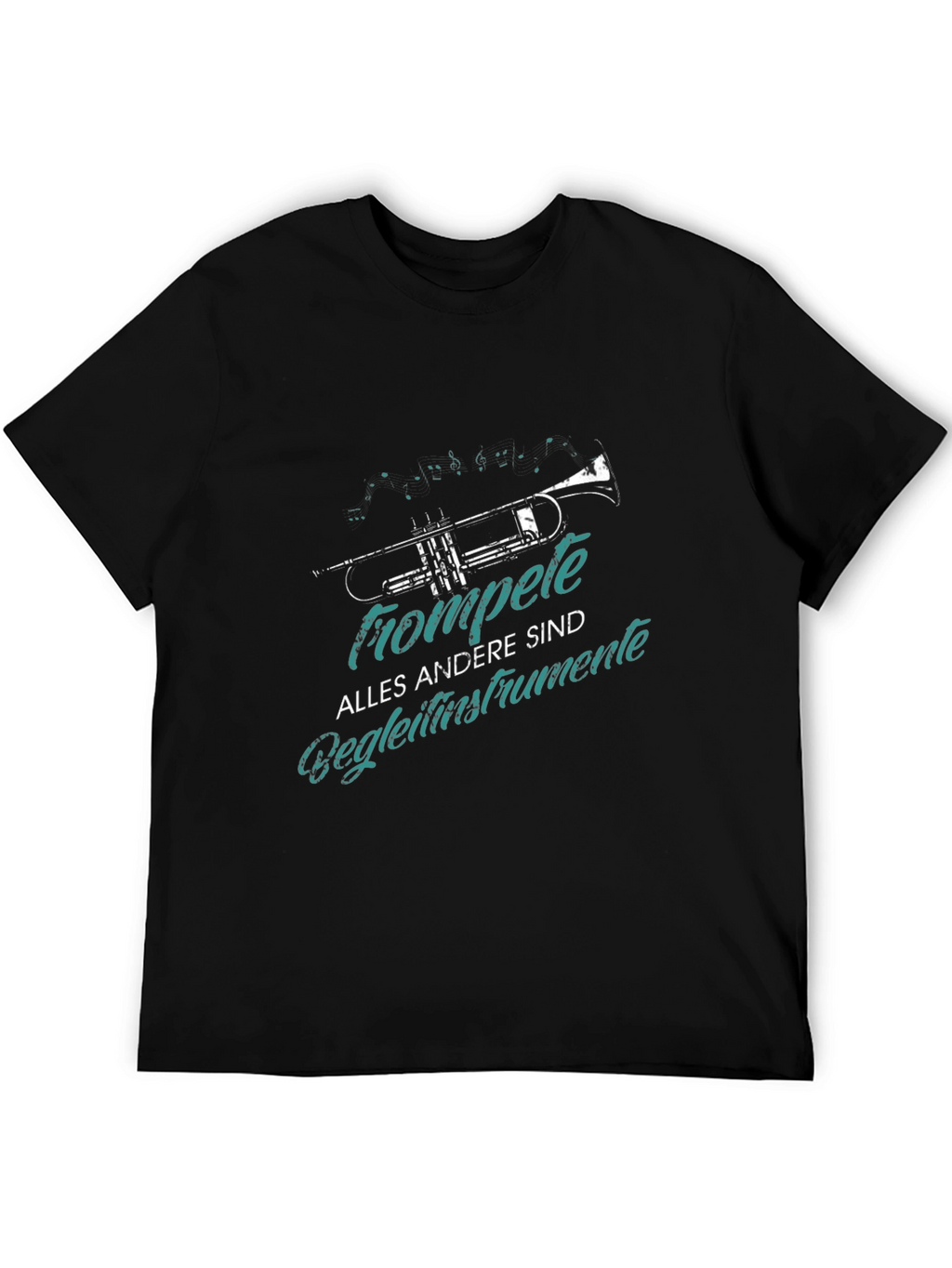 Trumpet Graphic Tee - Music Lover T-Shirt