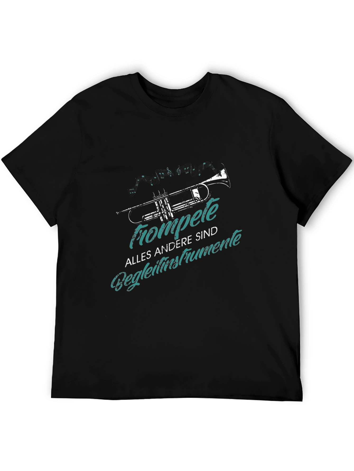 Trumpet Graphic Tee - Music Lover T-Shirt