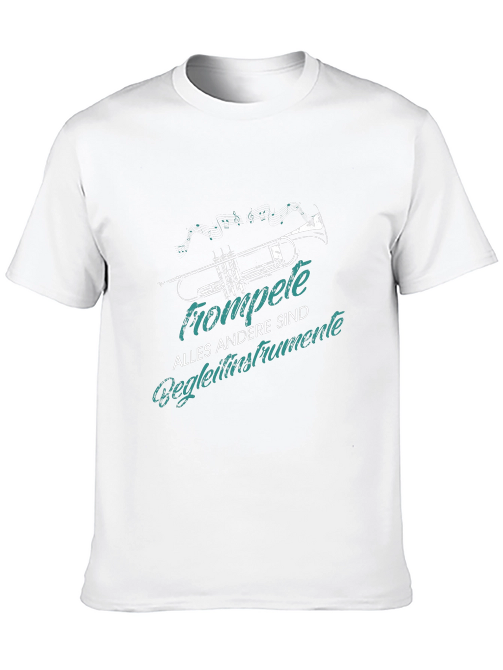Trumpet Graphic Tee - Music Lover T-Shirt
