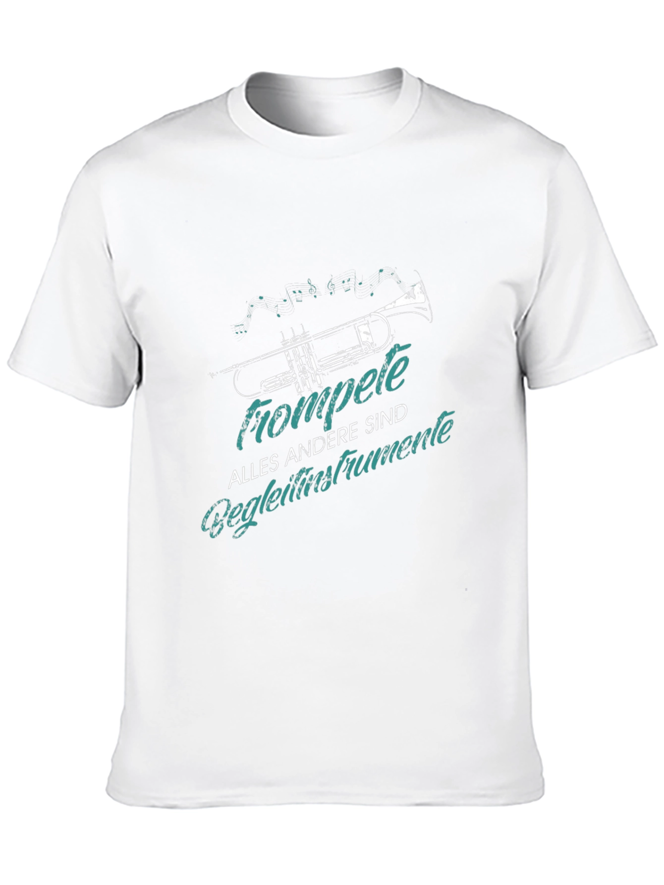Trumpet Graphic Tee - Music Lover T-Shirt