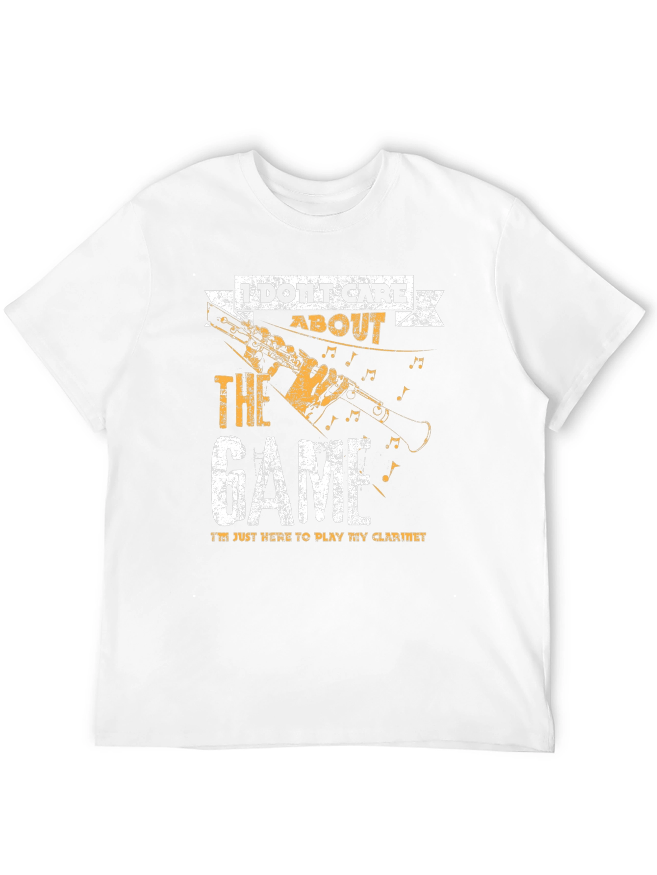 Clarinet Player T-Shirt - I Dont Care About the Game!
