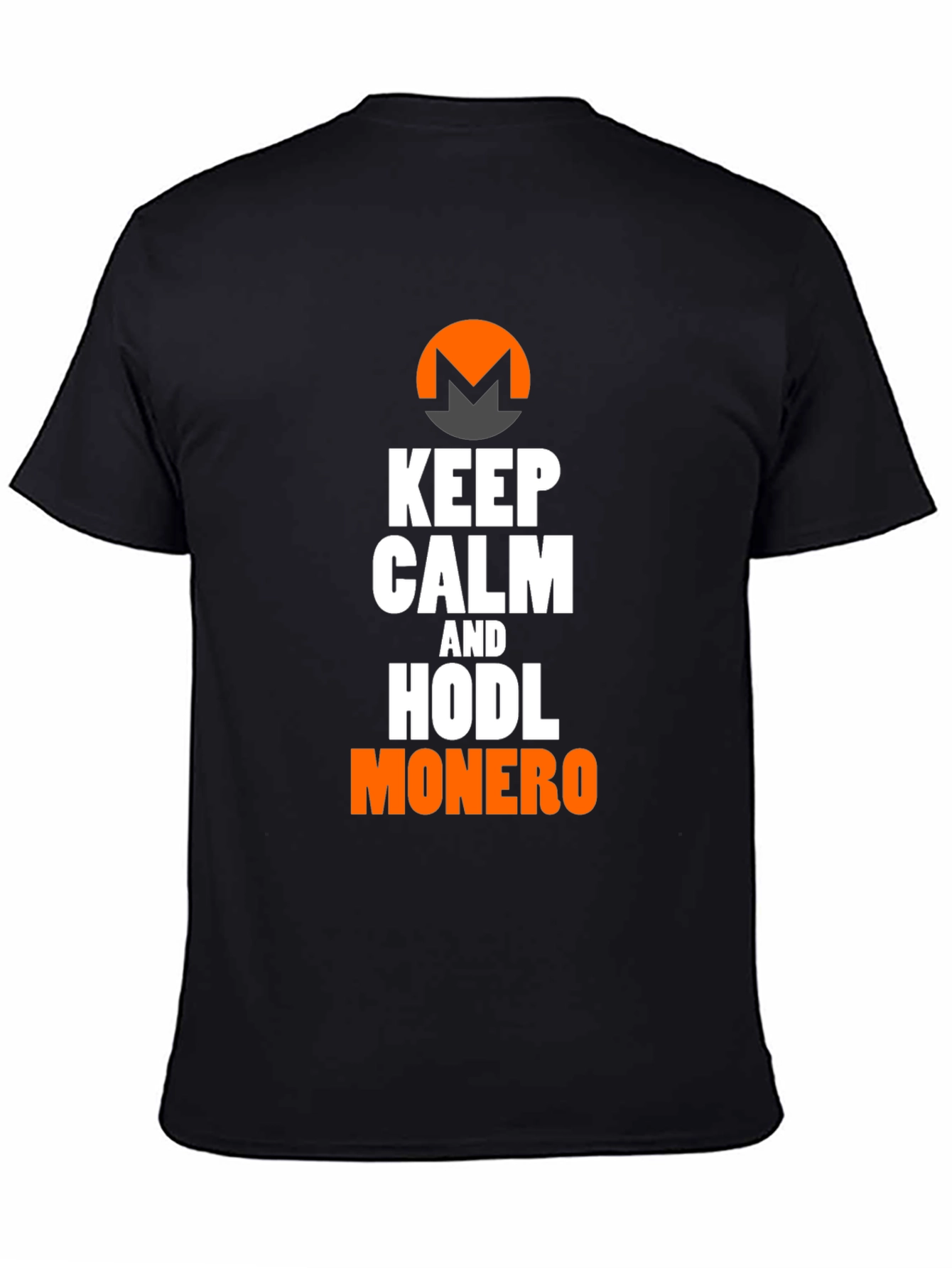 Keep Calm & HODL Monero Black T-Shirt