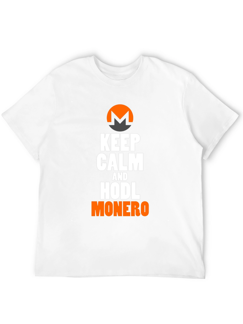 Keep Calm & HODL Monero Black T-Shirt