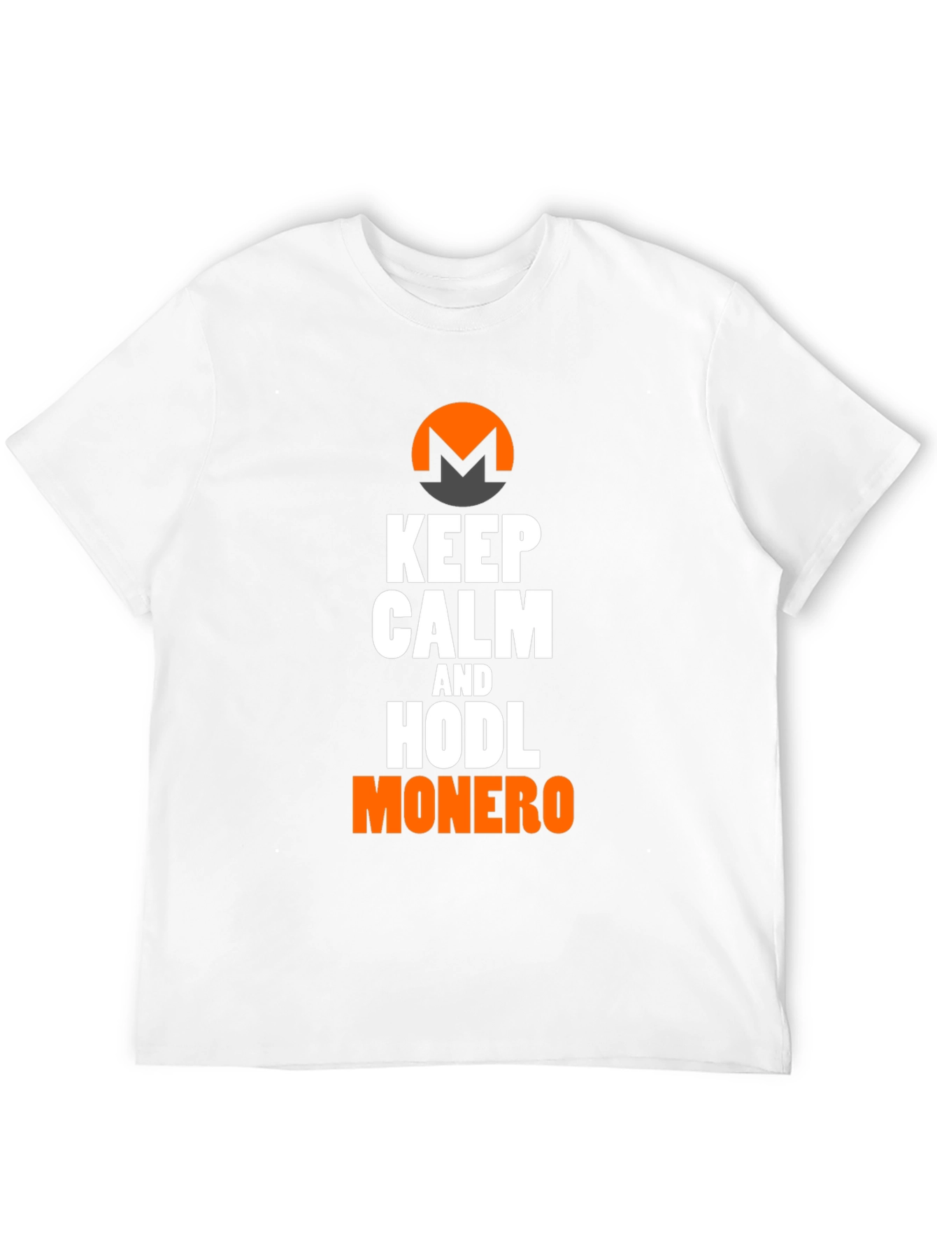 Keep Calm & HODL Monero Black T-Shirt