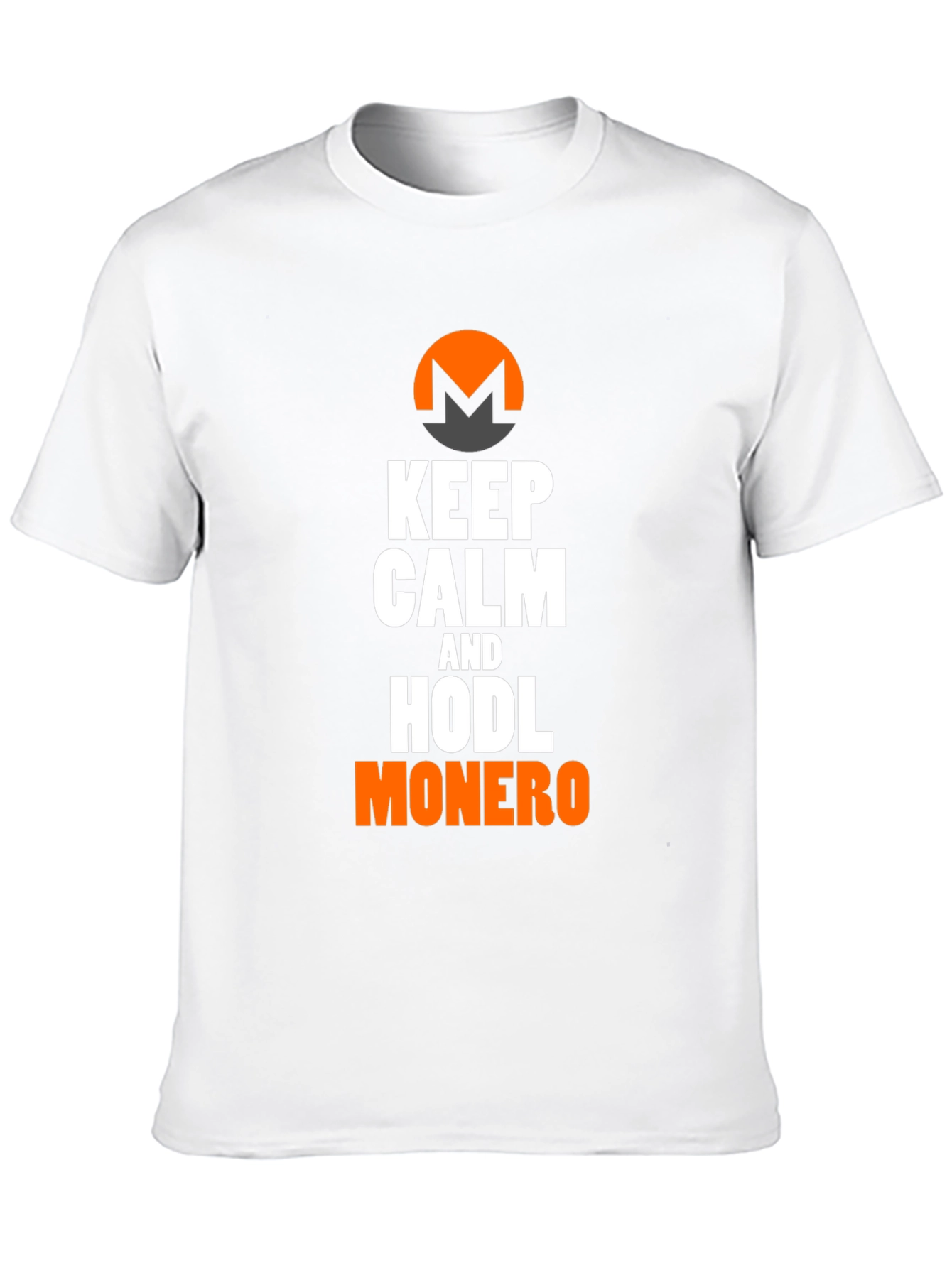 Keep Calm & HODL Monero Black T-Shirt