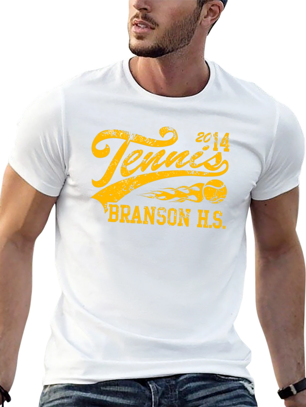 Tennis 2014 Branson H.S. Graphic T-Shirt