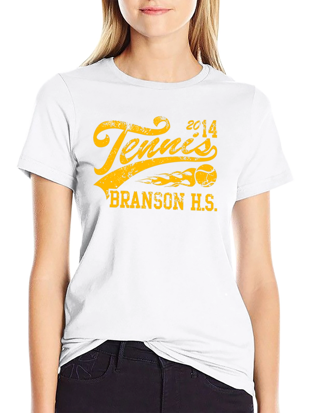 Tennis 2014 Branson H.S. Graphic T-Shirt