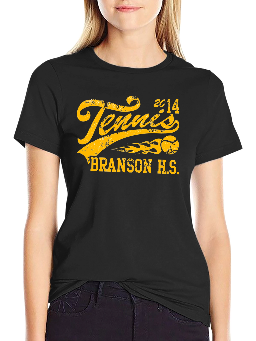 Tennis 2014 Branson H.S. Graphic T-Shirt