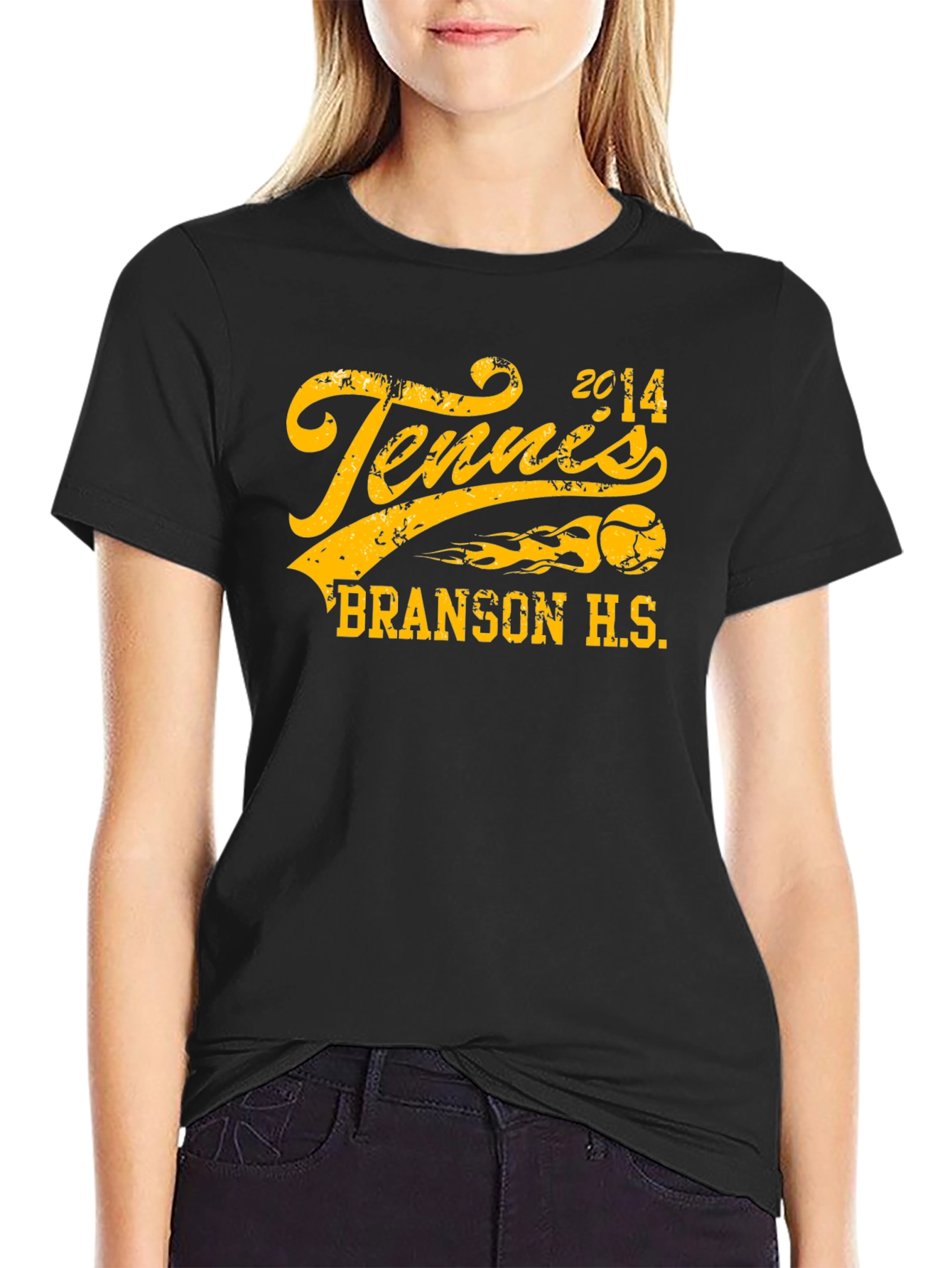 Tennis 2014 Branson H.S. Graphic T-Shirt
